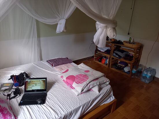 Inzwischen gibt es auch Wlan im Hostel  