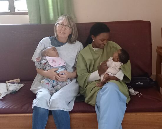 Mit Selma bei den Babys  