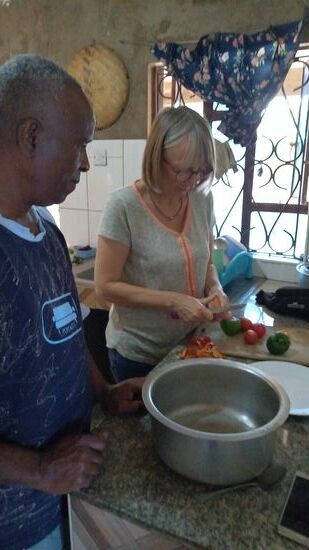 Es wird gemeinsam gekocht