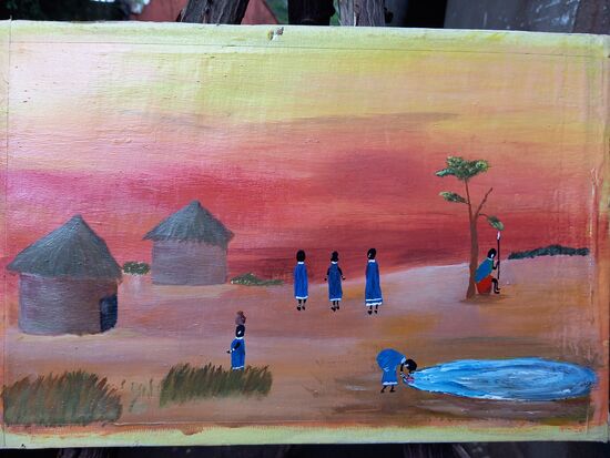 Gegen 18Uhr erkläre ich mein Werk vorerst für fertig.