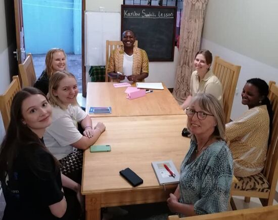 Die Stimmung ist gut und die Zeit fliegt dahin.