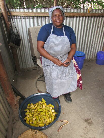 Die shympatische und freundliche Köchin wird liebevoll Aunti genannt.