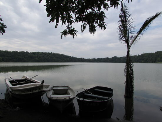 Es herrscht eine morgendliche Stimmung.