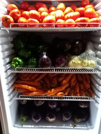 Vorrat für eine Woche.