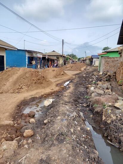 Wer weiß wann das mal wieder begradigt ist?