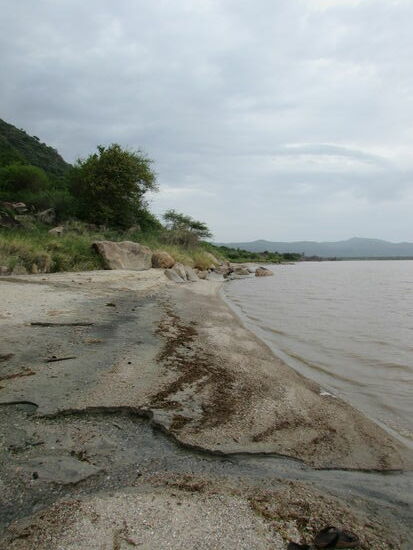 Auch das Wasser im See ist richtig warm.