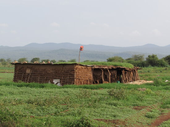 Typische Häuser des Volkes der Datoga.