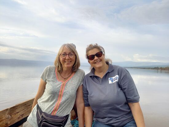 Wir machen eine Boot Tour