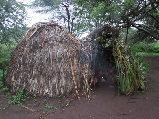 Die Hütte der Frauen.