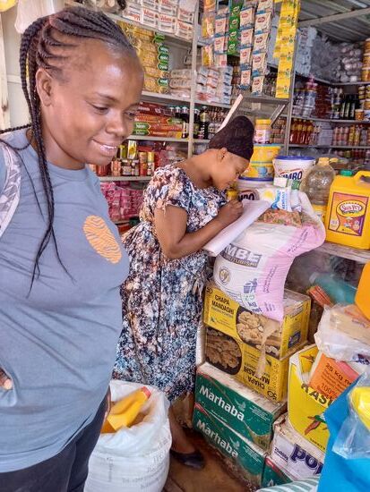 Alles wird genau notiert.