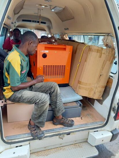 Schließlich ist das Fahrzeug voll.