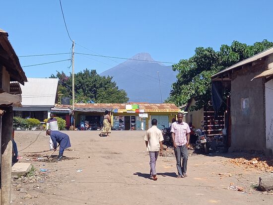 Blick auf den Mount Meru