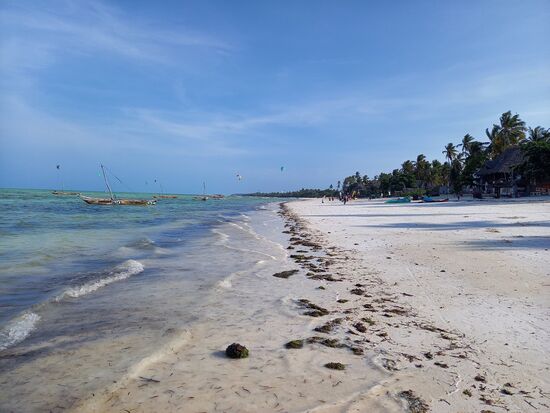 Am späten Nachmittag kommt das Wasser zurück  