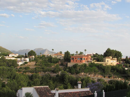 Blick von der Terrasse in die Umgebung