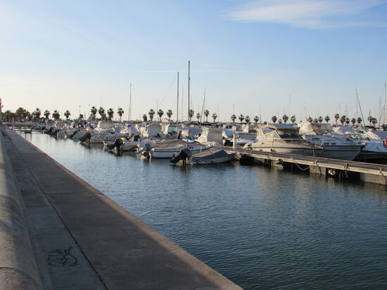 Hier liegen eher kleinere Yachten