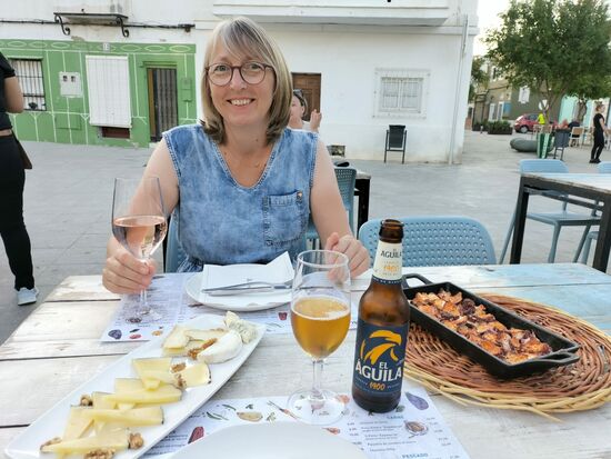 Leckeres Essen in angenehmer Atmosphäre und milden Temperaturen - einfach nur gut!