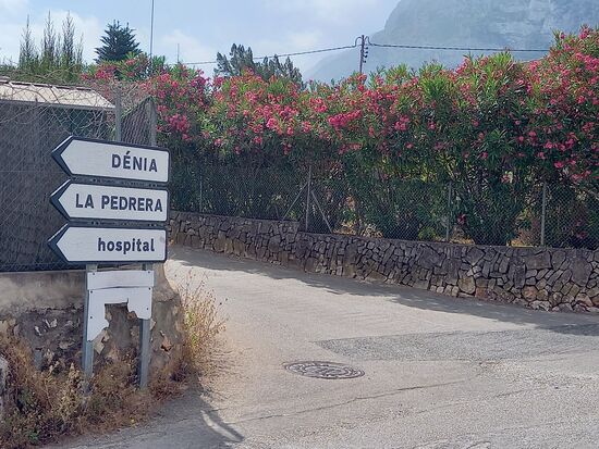 Es geht abwärts nach Denia