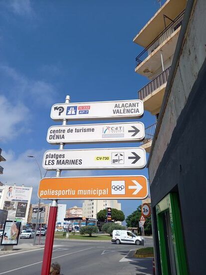 Ich orientiere mich Richtung Hafen.