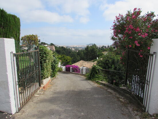 Aussicht hinab auf die Stadt