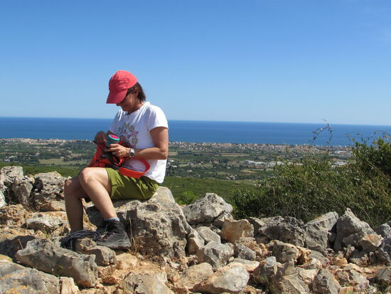 Diesen Punkt erklären wir zu unserem Ziel.  Es ist einfach zu heiß um weiter zu gehen.