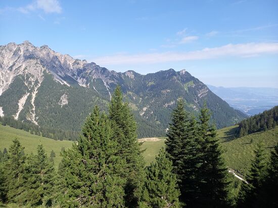 Die Sicht und das Wetter sind perfekt.