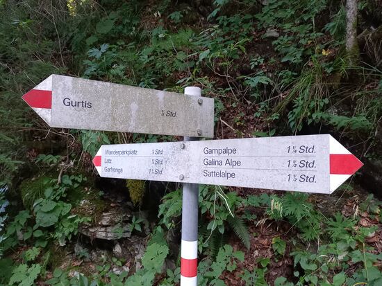 Noch eine halbe Stunde bis Gurtis