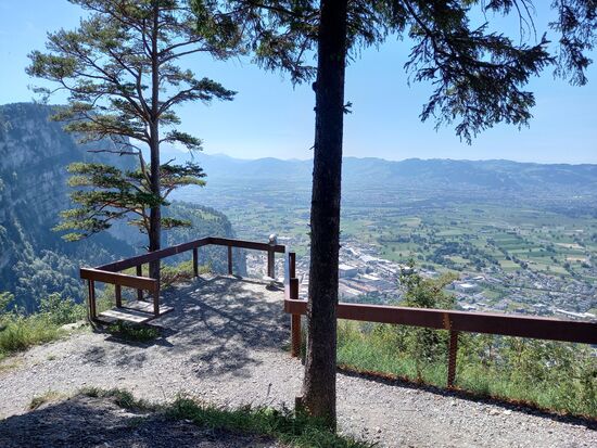 Die alte Aussichtsplattform