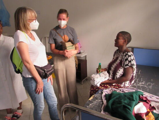 Ebenfalls auf der "To do Liste", eine Visite im Krankenhaus.