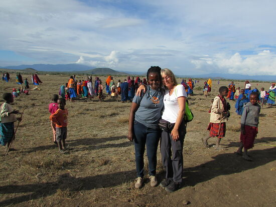 Mit Nancy werden wir die Schule für die Massai weiter voran treiben.
