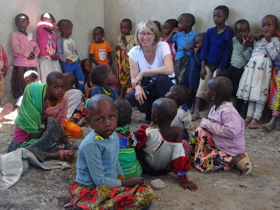Ich bin gespannt auf die Mädchen und Jungen im Massai Dorf.
