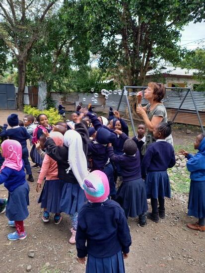 Seifenblasen sind immer ein großer Spaß!