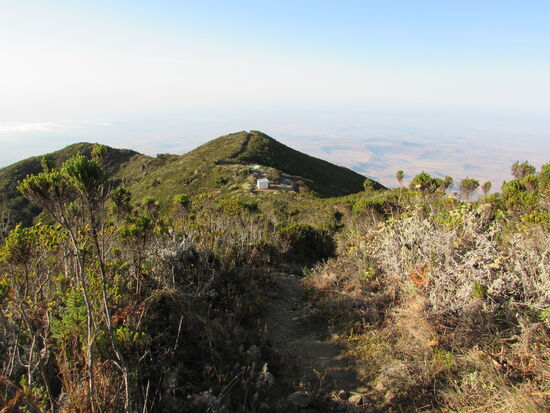 Ein Blick zurück auf das Camp