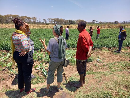 Uns wird alles ganz genau erklärt.