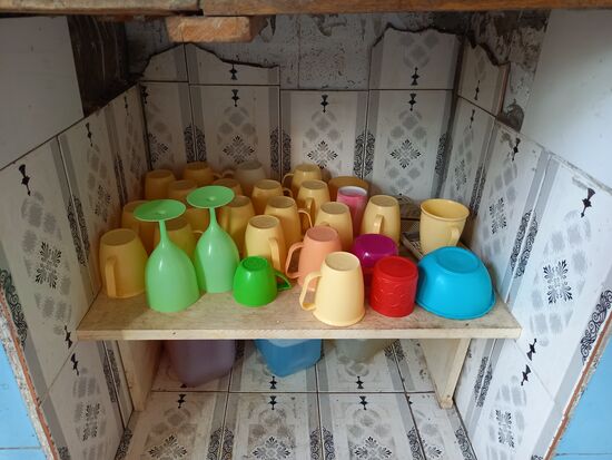 Immerhin gibt es genügend Tassen