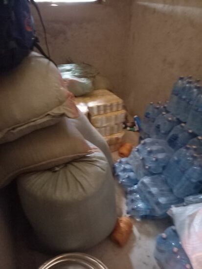 Die Vorratskammer ist zur Zeit gut gefüllt.