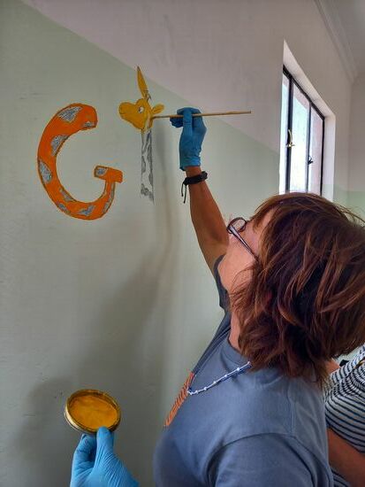 Die Giraffe sieht einfach toll aus!