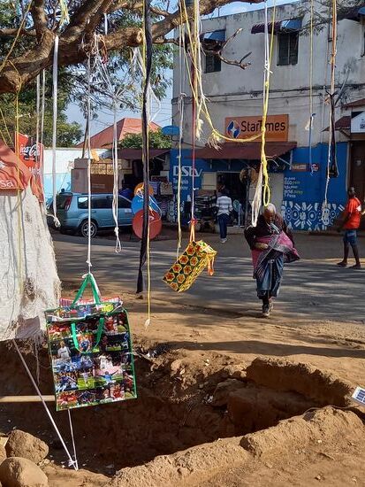 Ein Verkaufsstand der besonderen Art.