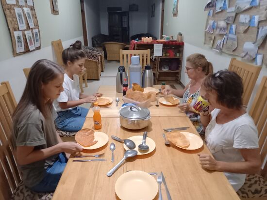 Mega lecker - indische Küche von Lisa - der Hit!
So klingt das Wochenende in entspannter Runde aus.