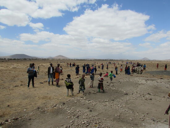 Endlose, staubtrockene Weite.