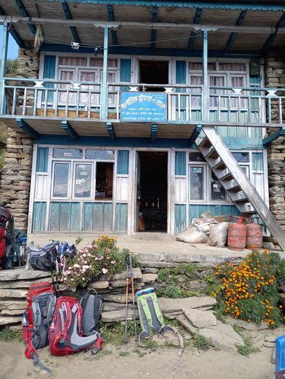 Dann heißt es wieder Rucksäcke auf - weiter geht's.