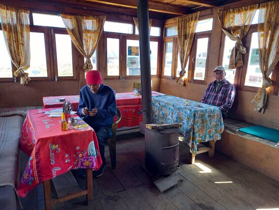 Wir warten auf das Frühstück