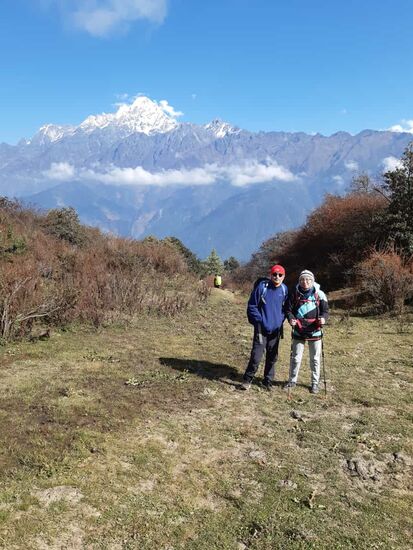 Noch ein toller Anblick vom  Langtang
