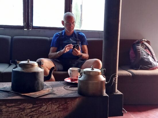 Zeit für eine Nudelsuppe und Tee  