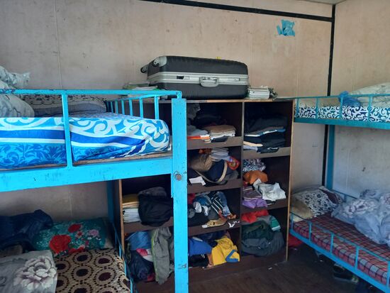 Vor dem Anstrich    alles ziemlich verschmutzt.