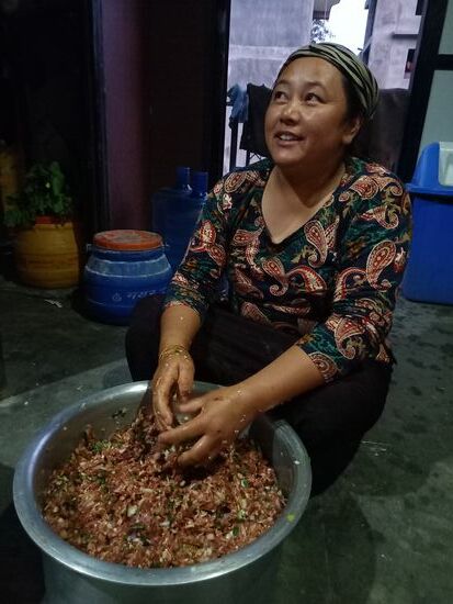 Die Mettmischung für die Momo's