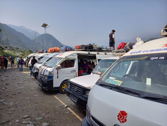 Gegen 12Uhr ist Mittagspause.