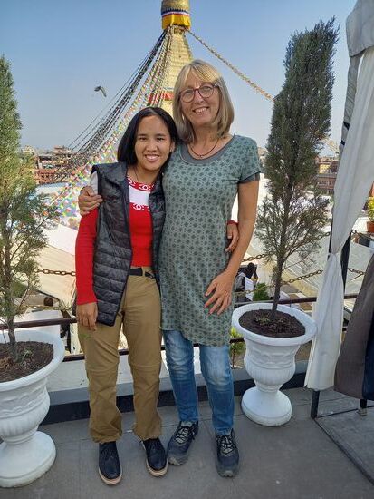 Wie schön, das auch Nima gekommen ist.