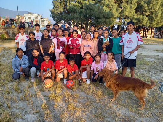 Dann noch eins mit den Mädchen  