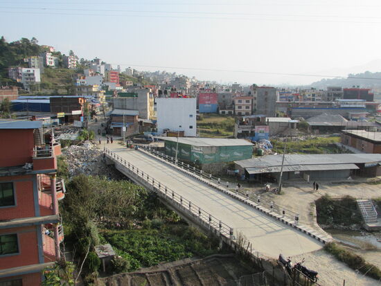 Blick von der Dachterrasse