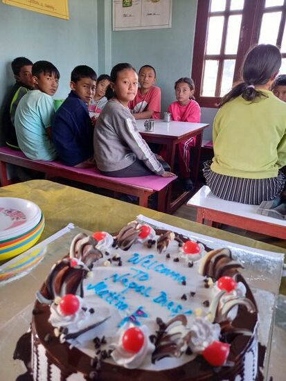 Dann gibt es auch noch eine extra Torte für uns.